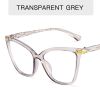 Fashion Cat Eye Glasses Frame Women Men Anti Blue Light Eyewear Optical Spectacle Goggles Oversized Eyeglass