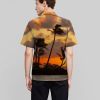 Summer hot sale Hawaii 3D digital print men's shirt