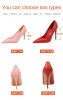 Women's Pumps; Stylish minimalist women's high heels. Stiletto super high heel; shallow pointed toe sexy single shoes; plus-size women's shoes