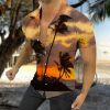 Summer hot sale Hawaii 3D digital print men's shirt